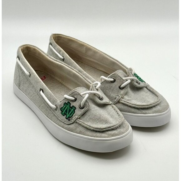 Cruzerz Casual Notre Dame Fighting Irish Wom. Sz 9 Vegetable Fiber Upper Shoes - Picture 1 of 12